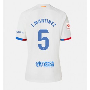 Maillot de foot Barcelona Inigo Martinez #5 Extérieur Femmes 2023-24 Manches Courte